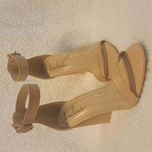 Lulu nude heels